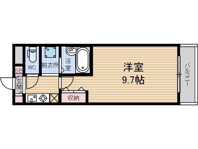 ローズスクエア春日の間取り