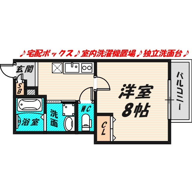 フジパレス新森の間取り