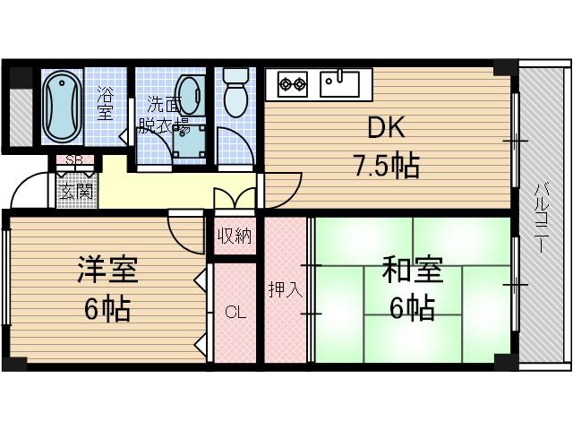 アメニティ駅前の間取り