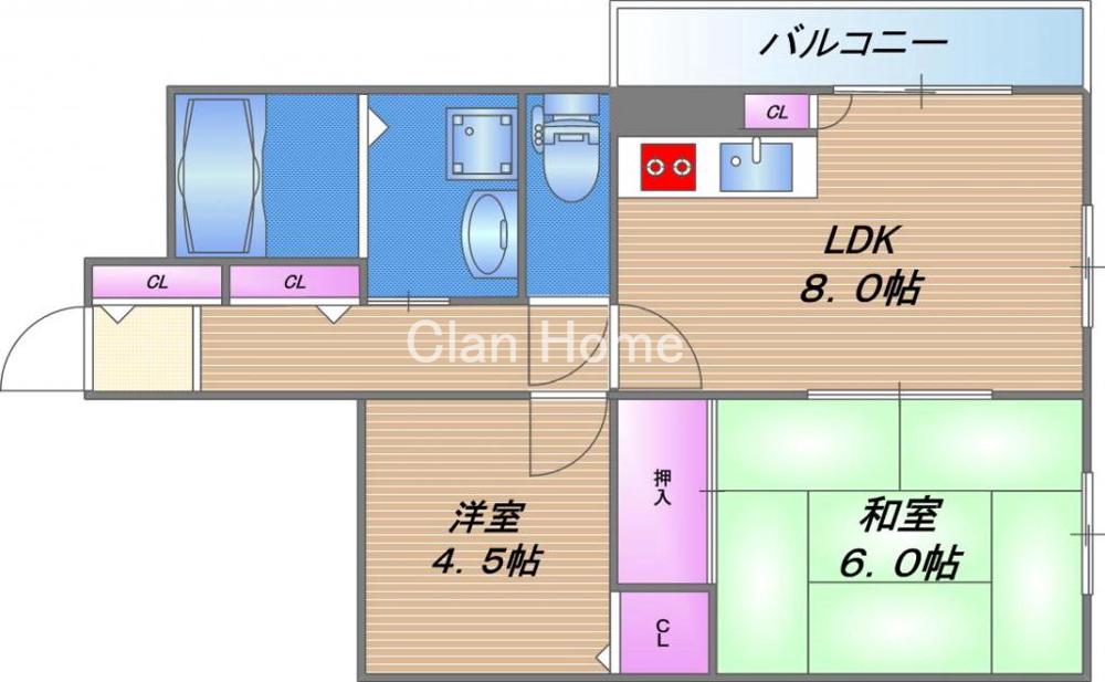 ゼンラフォーレの間取り