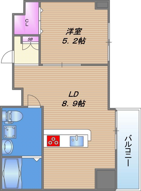 ヴァローレ布施の間取り
