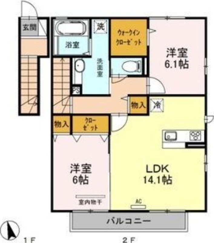 得蔵 弐番館の間取り