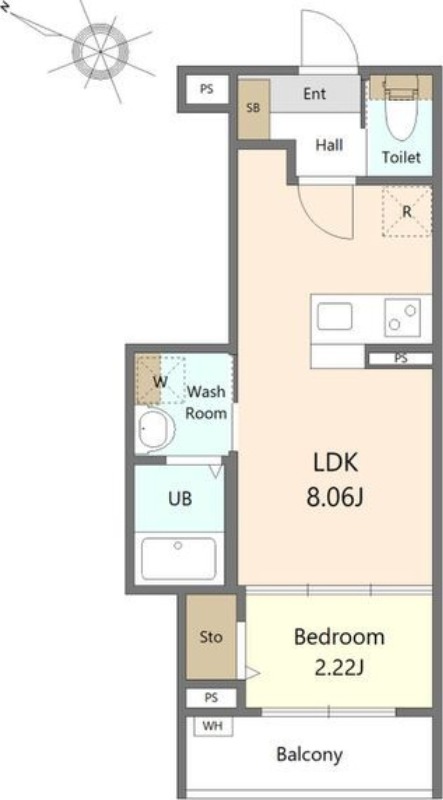 アークリヴィエール河原町の間取り