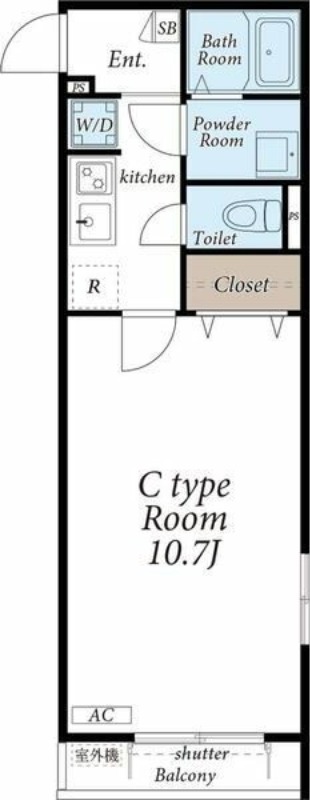 リブリ・T&C旭の森の間取り