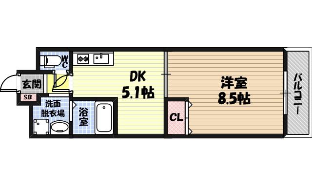 メゾン バイタルC棟の間取り