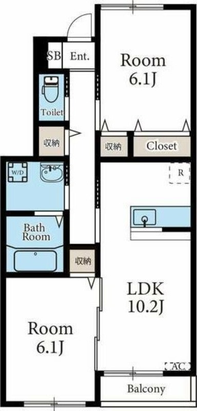 クレストⅠの間取り