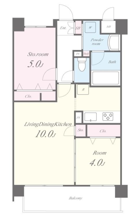正雀の完工年月(2024年3月)築の賃貸マンションの間取り