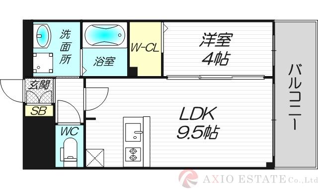 西三国の完工年月(2024年10月)築の賃貸マンションの間取り