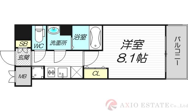 上新庄の完工年月(2020年11月)築の賃貸マンションの間取り