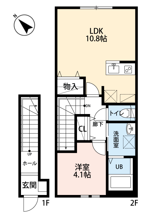 メゾンドプルーン北山の間取り