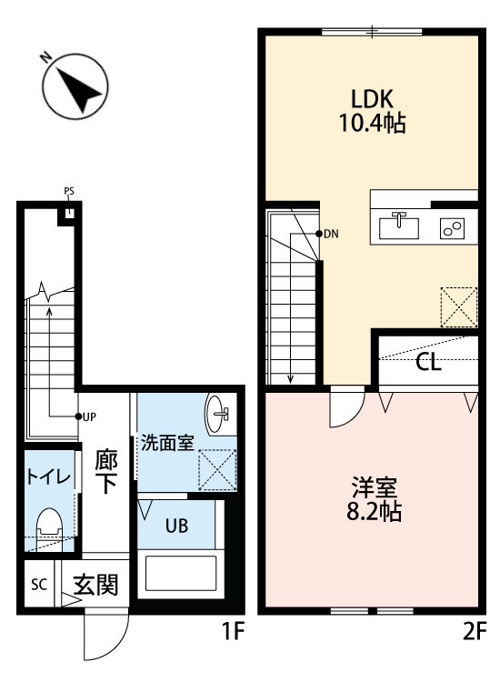 メゾンドプルーン北山の間取り