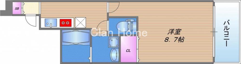 フジパレス新深江Ⅶ番館の間取り