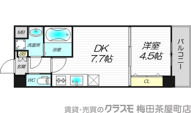 MSR新大阪南の間取り