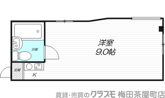 十八条の完工年月(1993年2月)築の賃貸マンションの間取り