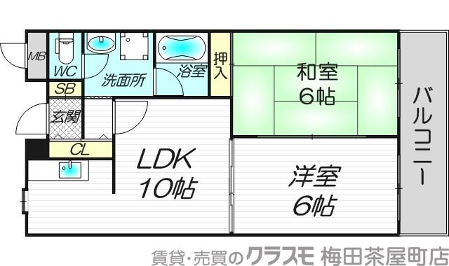 第3中尾ハイツの間取り