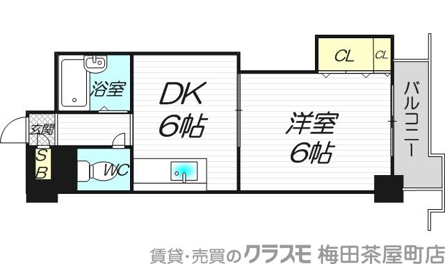 西宮原の完工年月(1983年1月)築の賃貸マンションの間取り