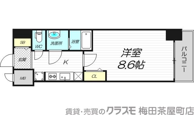 宮原の完工年月(2020年2月)築の賃貸マンションの間取り