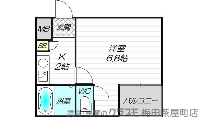 ジオナ新大阪の間取り