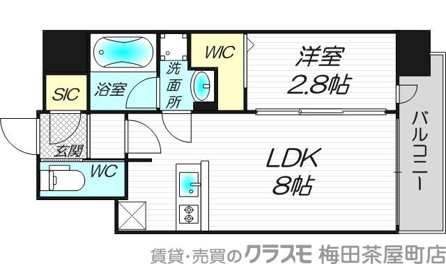 レオンコンフォート十三の間取り