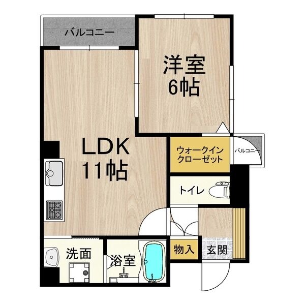 M.hills西本町の間取り