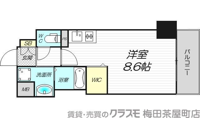 上新庄の完工年月(2014年2月)築の賃貸マンションの間取り