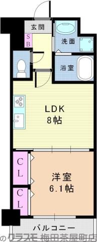 南金田の完工年月(2017年7月)築の賃貸マンションの間取り