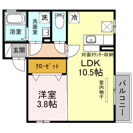リンデンバウムB棟の間取り
