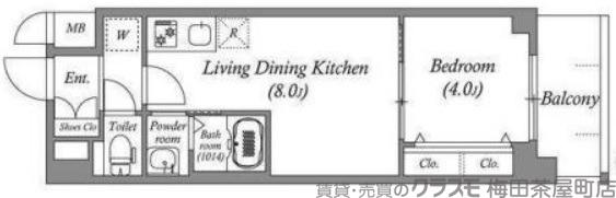 芳野町の完工年月(2025年2月)築の賃貸マンションの間取り