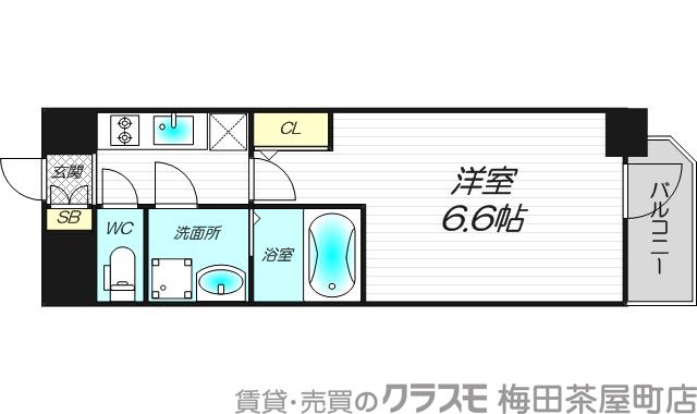 十八条の完工年月(2024年3月)築の賃貸マンションの間取り