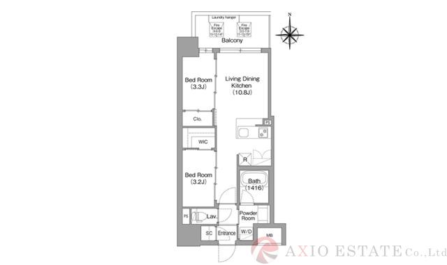 東三国の完工年月(2026年4月)築の賃貸マンションの間取り