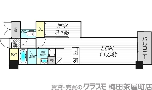 宮原の完工年月(2025年2月)築の賃貸マンションの間取り