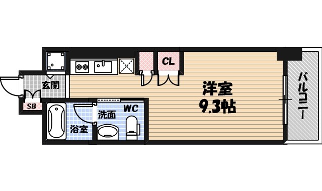 セイワパレス京橋コルティーレの間取り