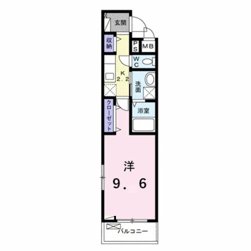 ドミール南仙台Ⅱの間取り
