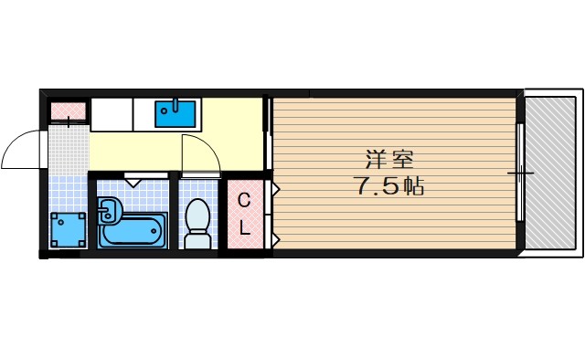 ヴェルドゥール北春日丘の間取り