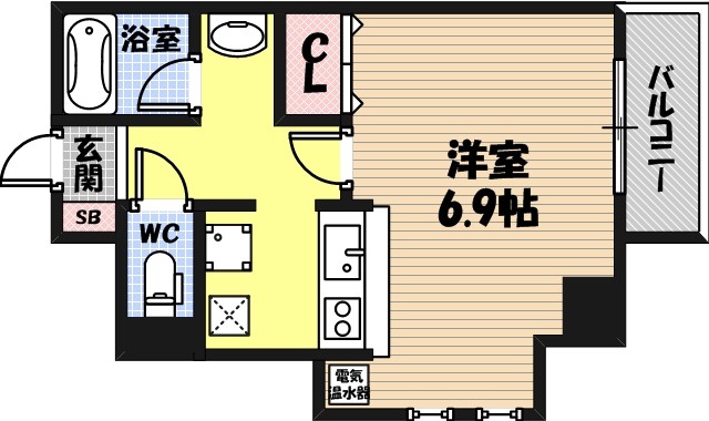 イーストクレセントの間取り