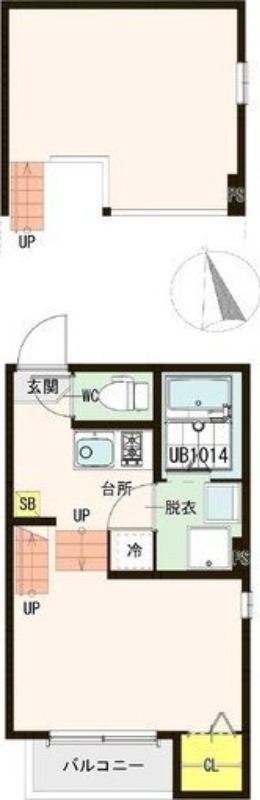 エスペランサ河原町の間取り