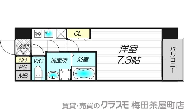 木川西の完工年月(2016年2月)築の賃貸マンションの間取り