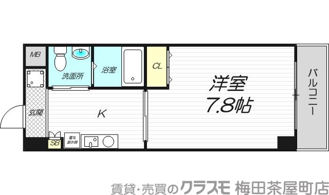 十三東の完工年月(2002年5月)築の賃貸マンションの間取り