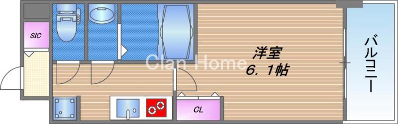LUMINOUS放出(旧:セレニテ放出リアン)の間取り