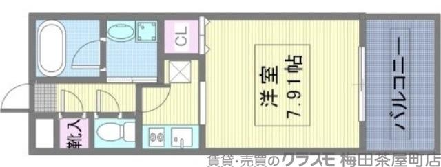 広芝町の完工年月(2008年2月)築の賃貸マンションの間取り