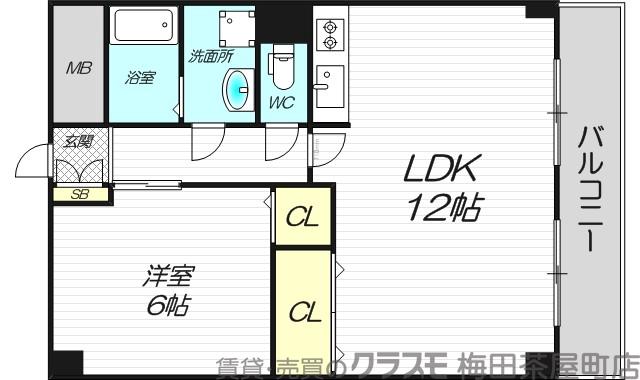 西中島東行マンションの間取り