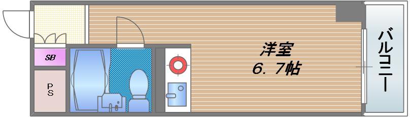 朝日プラザ緑橋Ⅱの間取り