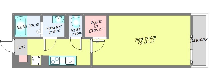 CHEZREVEの間取り