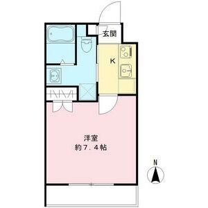 西院清水町の完工年月(2023年10月)築の賃貸マンションの間取り