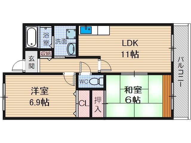 ラルク・アン・シェルの間取り