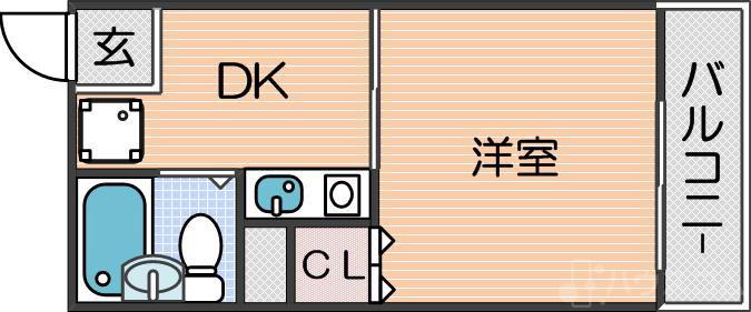 清水丘マンションの間取り