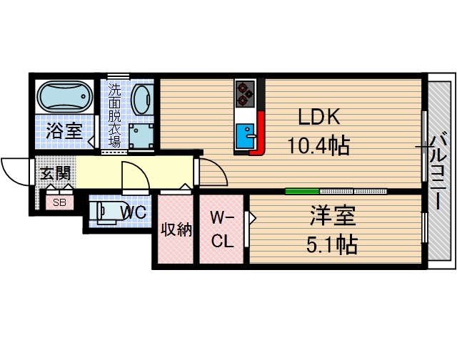 グランデージ雅の間取り