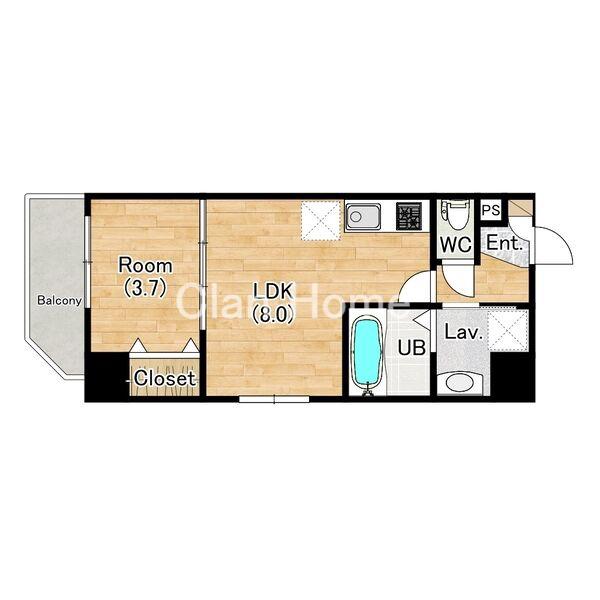 (仮称)ジーグランデ九条の間取り