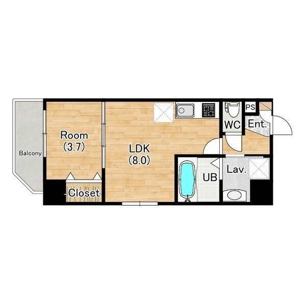 (仮称)ジーグランデ九条の間取り