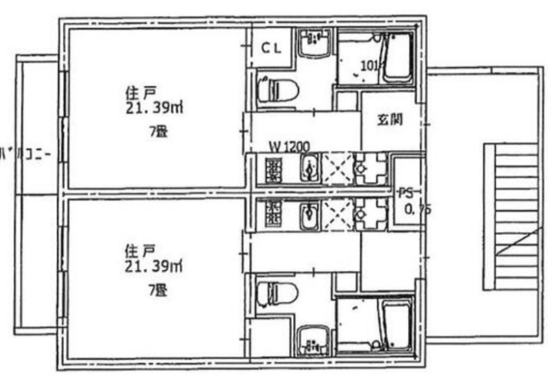 クオリエ京大前の間取り